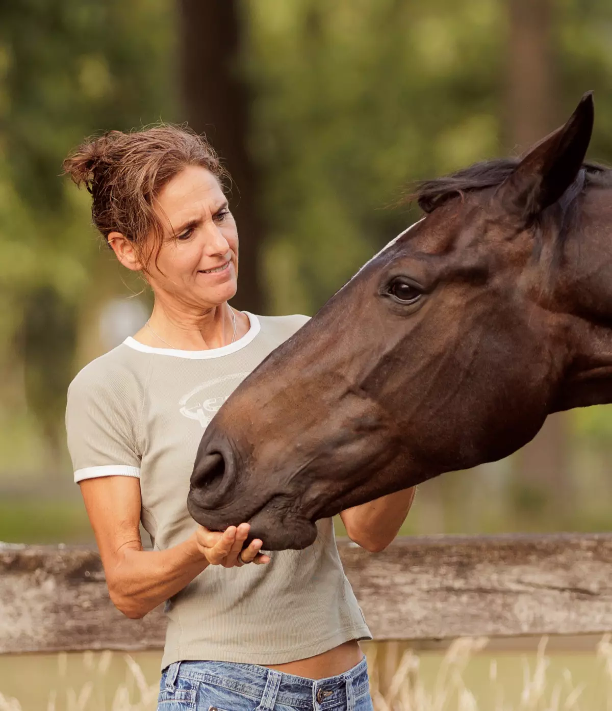 contact Marlies met paard
