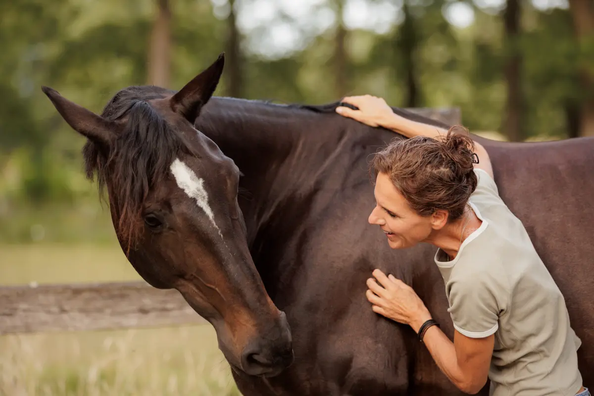 Marlies met paard
